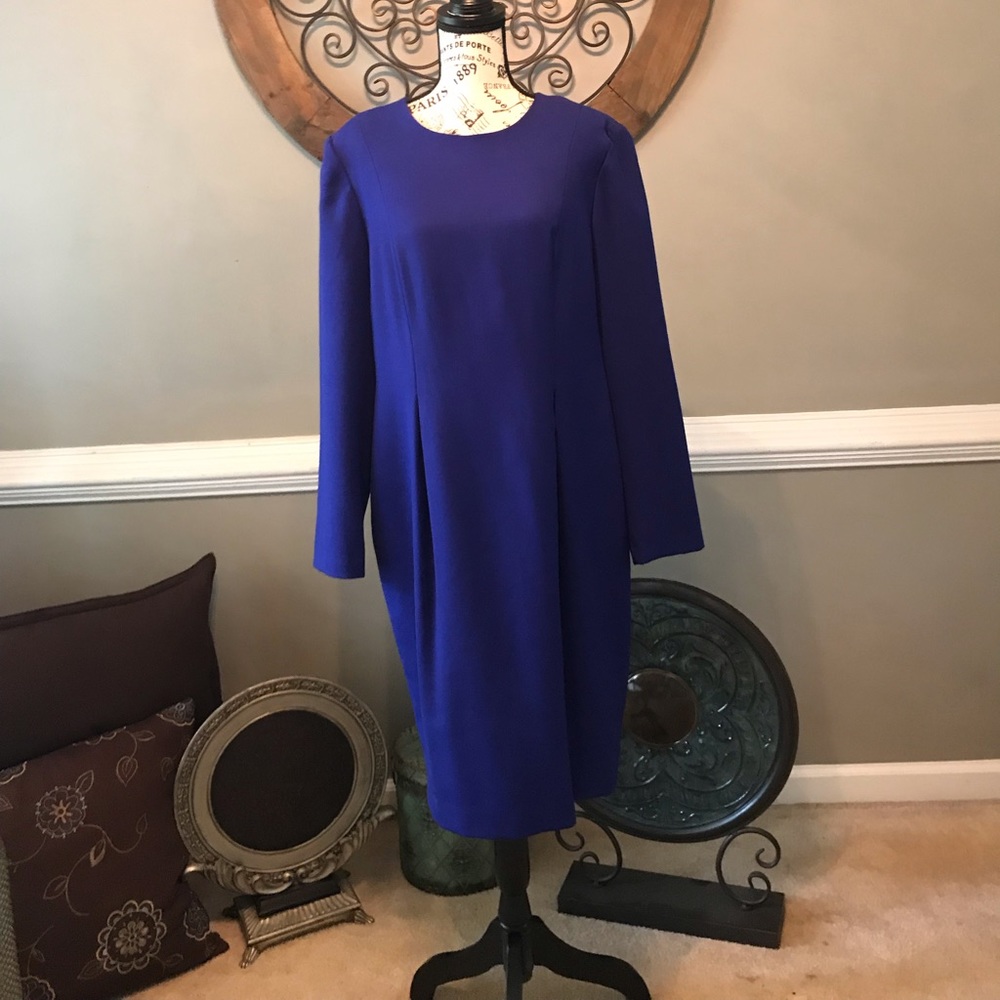 Talbot Dress. 100% wool/100% acetate lining.